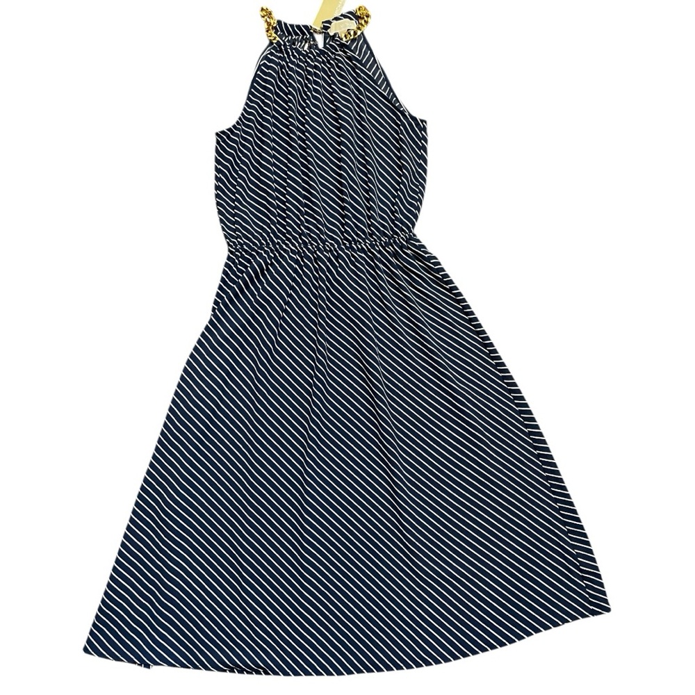 Michael Kors Navy Striped Dress NWT - Picture 6 of 10